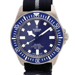 Tudor Pelagos FXD 25707B 25 Blue Dial Men's Watch